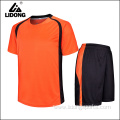 Soccer Team Uniform Men Blank Soccer Jerseys Set